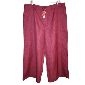 NWT Cider Berry Pink wideleg pants. Women's size 4X Runs Small